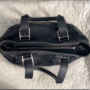 Cole Haan Black Pebble Leather Tote